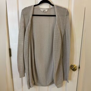 Workshop Republic Clothing Light Gray Cardigan